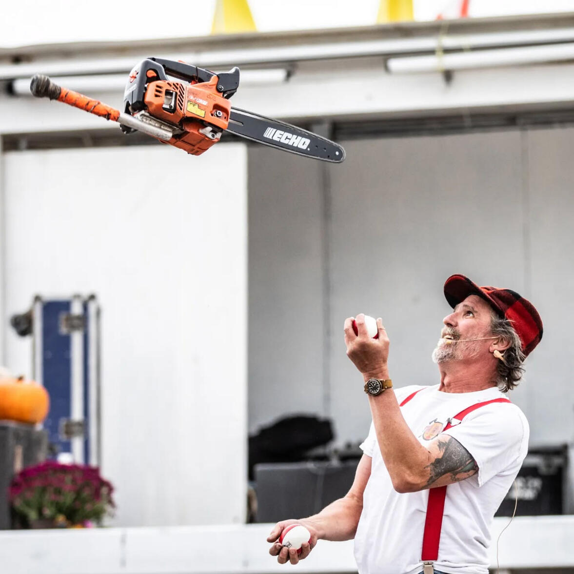 Circus Lumberjack Bolton Fair 2022 Circus Lumberjack Bolton Fair 2022